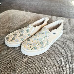 Vans Floral Slip-On Sneakers